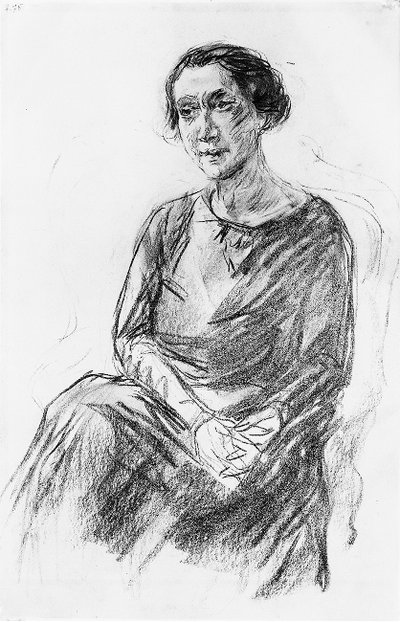 Frau Irene Triesch by Max Liebermann